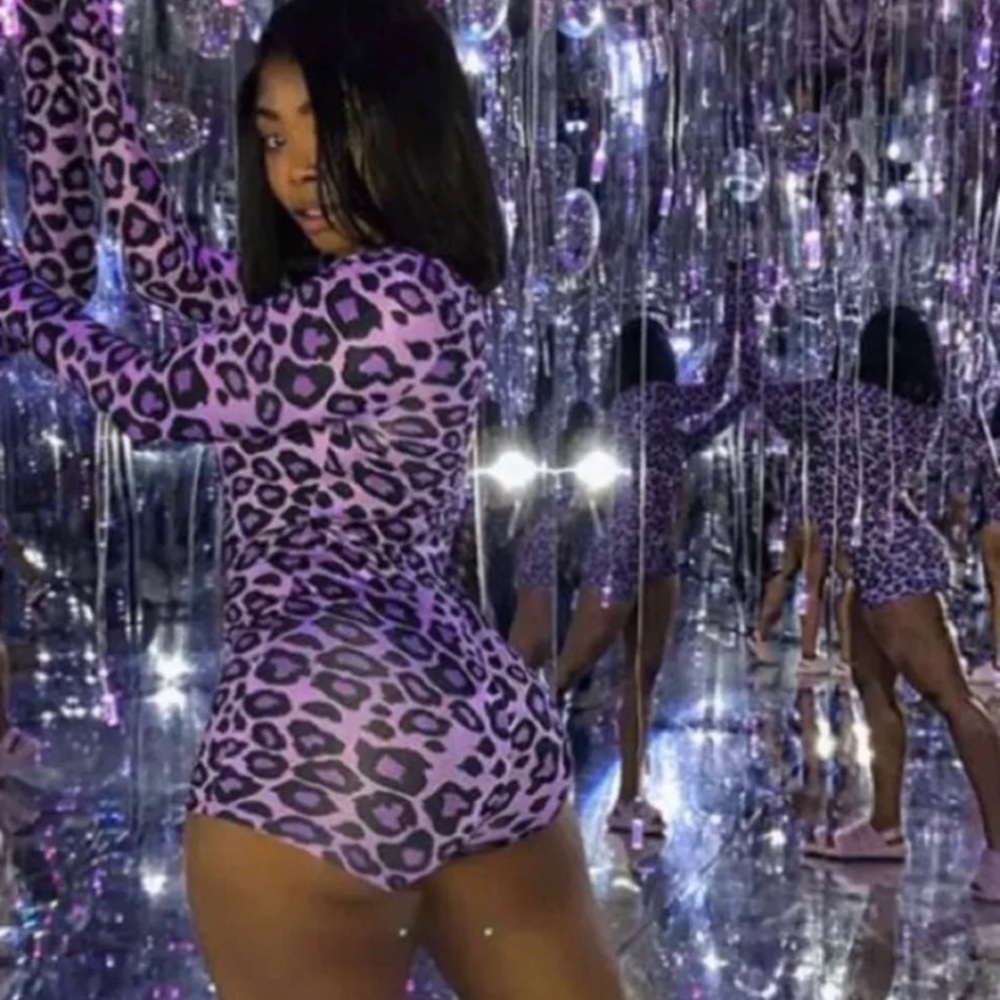 “Purple Cheetah” Adult Onesie